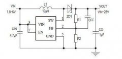 TPS61040/41 ڲ MOSFET  Q1 ͨ˴ VIN ͨ L1  Q1 ڲ RSENSE ĵ TPS61040/41  FB(  ) żѹֻҪѹڲοѹ ( ֵ 1.233V) ڲ Q1 ͨ ;  L1 ﵽ