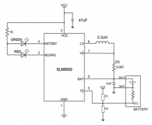 SLM6500һ5V2Aӵسǲ1.5MHz̶ƵʵĲѹתоƬڲĹʾܵؽͺѹ硣ⲿ趨ɴ2AҪӷܡиߴ90%ϳЧ