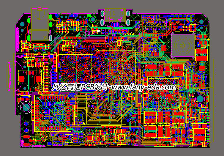 全志H8 AXP818 LPDDR3 VR（虚拟现实）一体机 6层通孔设计