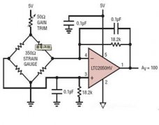 L TC2050HV ƯŴ 5 Ż 6  SOT-23  SO-8 װ LTC2050  2.7V  6V Դ ΪһʽŴ·ͼ LTC2050HV  2.7V   5.5V ԴΪ 800  A ң 6  SOT-23  SO-8