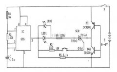 Ϊһڷ PCB · ˾ṩĿɿعٲԵ·ͼ Ҫ 555 ɡòźŷպϵͨ·ܡɿع SCR ɡϿɿع SCR °ť AN  555 ߵƽʱ LED1  R4 ɿ