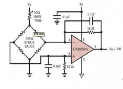 LTC2050HV ƯŴ 5 Ż 6  SOT-23  SO-8 װ LTC2050  2.7V  6V Դ ΪһʽŴ·ͼ LTC2050HV  2.7V   5.5V ԴΪ 800  A ң 6  SOT-23  SO-8